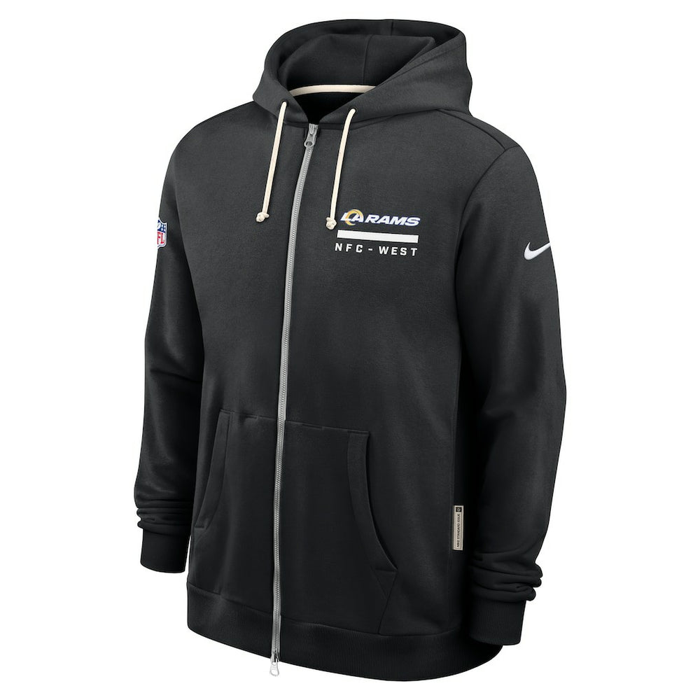 Los Angeles Rams Sideline Standard Issue Utility Player Dri-FIT Full-Zip Hoodie - Black online