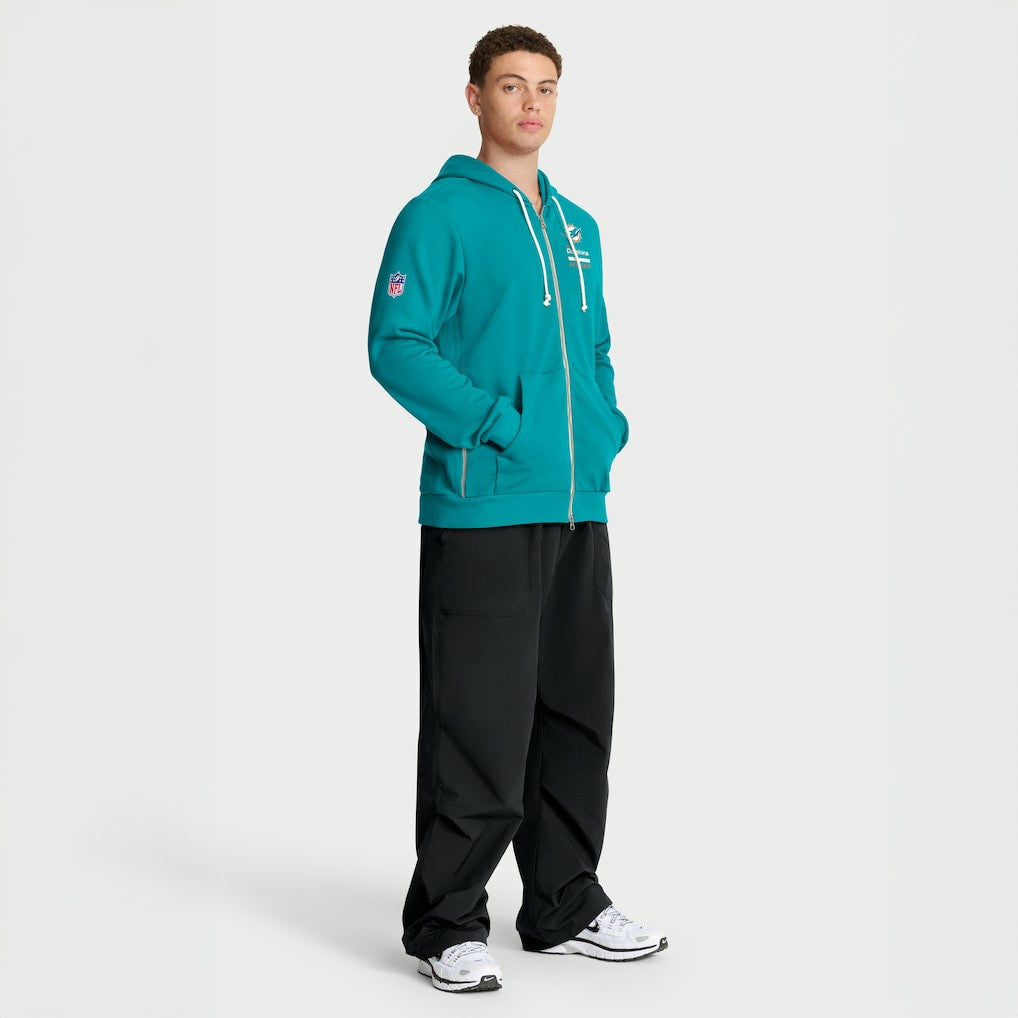 Miami Dolphins Sideline Standard Issue Utility Player Dri-FIT Full-Zip Hoodie - Aqua discount