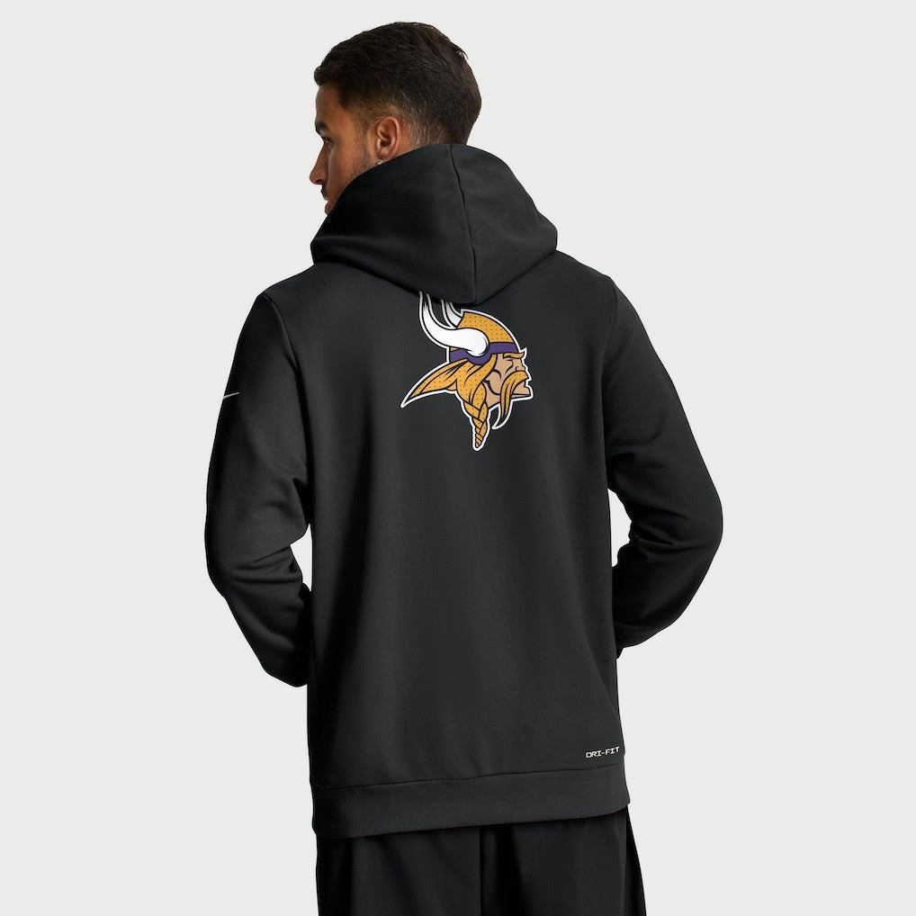 Minnesota Vikings Sideline Standard Issue Utility Player Dri-FIT Full-Zip Hoodie - Black discount