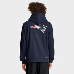 New England Patriots Sideline Standard Issue Utility Player Dri-FIT Full-Zip Hoodie - Navy discount