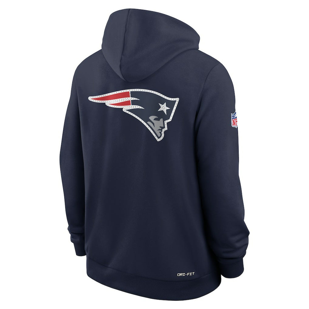 New England Patriots Sideline Standard Issue Utility Player Dri-FIT Full-Zip Hoodie - Navy discount