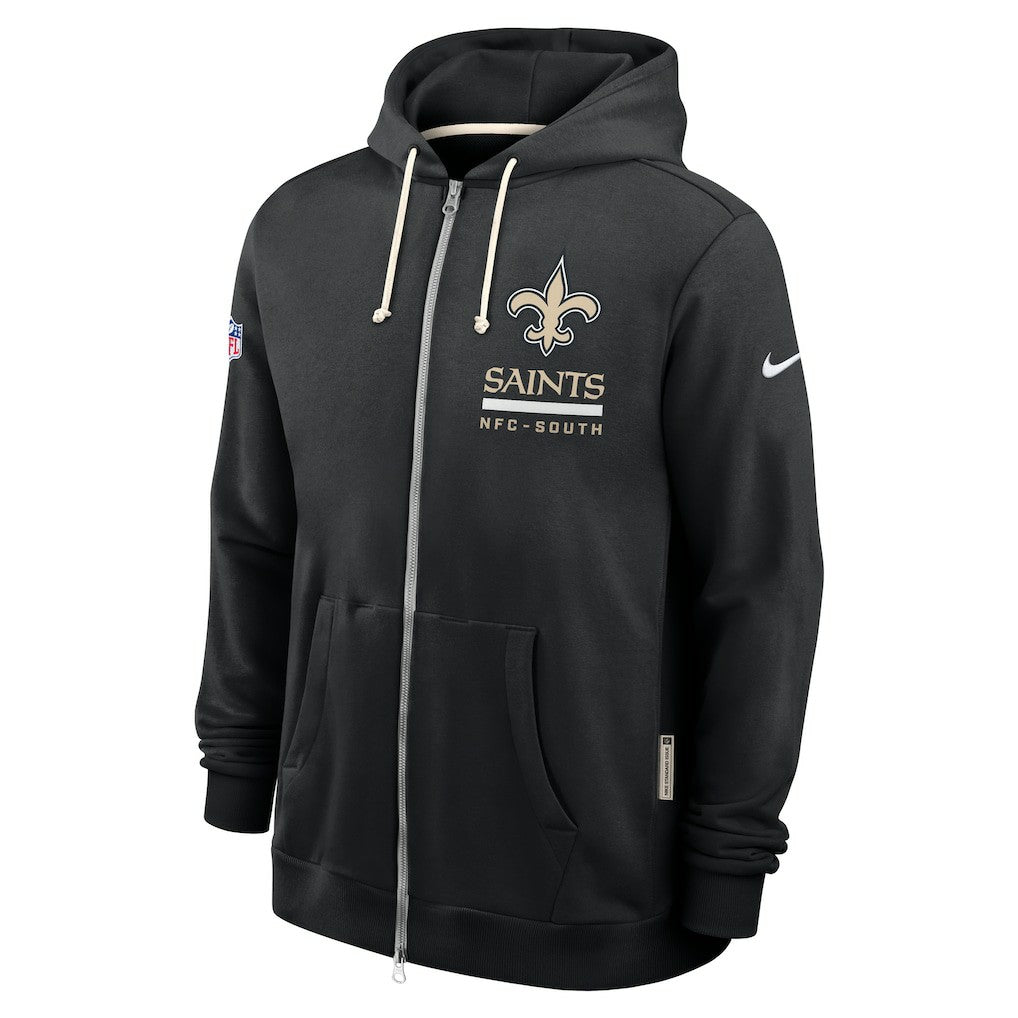 New Orleans Saints Sideline Standard Issue Utility Player Dri-FIT Full-Zip Hoodie - Black outlet