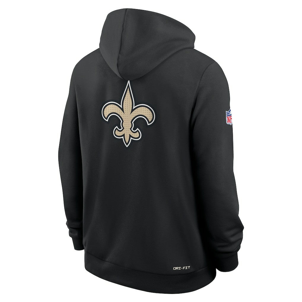 New Orleans Saints Sideline Standard Issue Utility Player Dri-FIT Full-Zip Hoodie - Black outlet