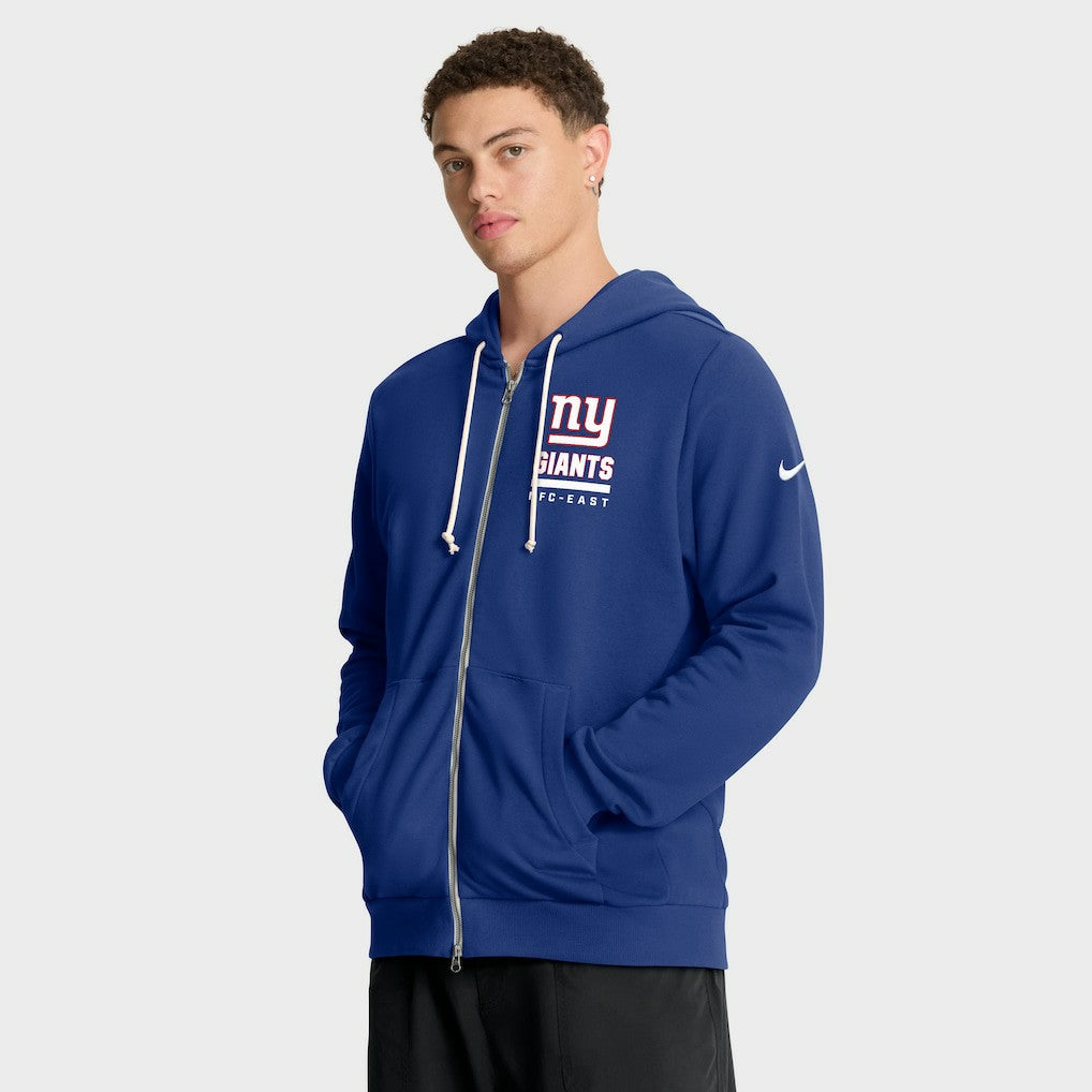New York Giants Sideline Standard Issue Utility Player Dri-FIT Full-Zip Hoodie - Royal discount