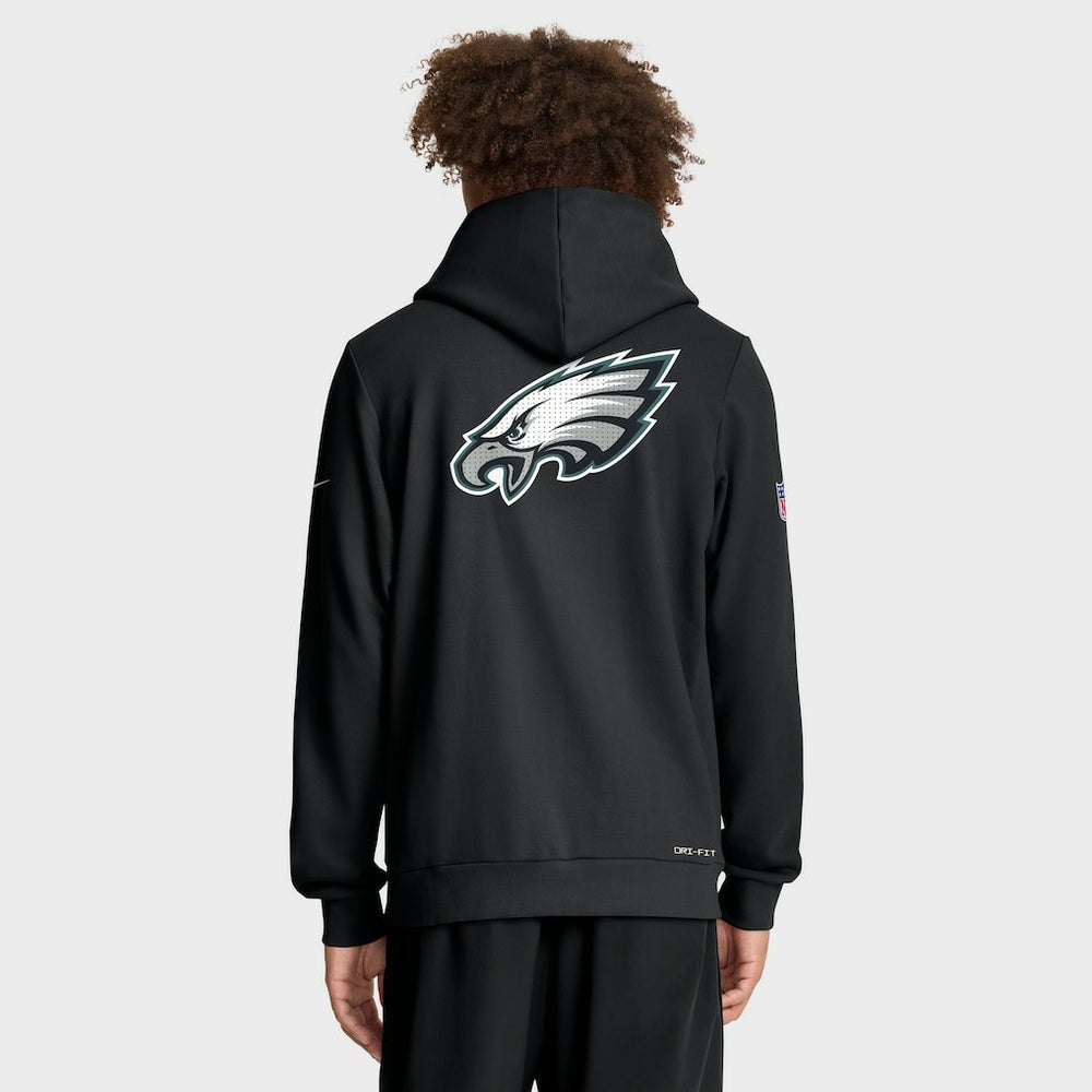 Philadelphia Eagles Sideline Standard Issue Utility Player Dri-FIT Full-Zip Hoodie - Black discount