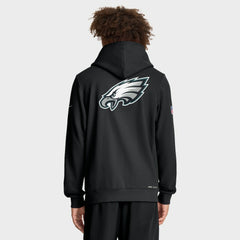 Philadelphia Eagles Sideline Standard Issue Utility Player Dri-FIT Full-Zip Hoodie - Black discount