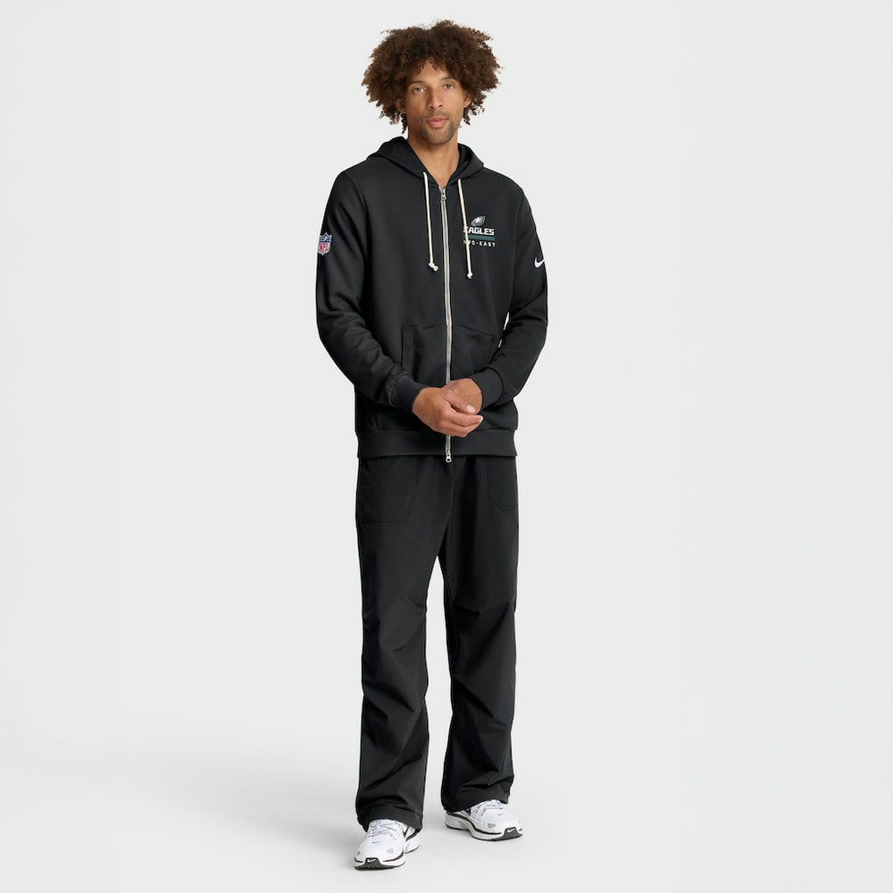 Philadelphia Eagles Sideline Standard Issue Utility Player Dri-FIT Full-Zip Hoodie - Black discount