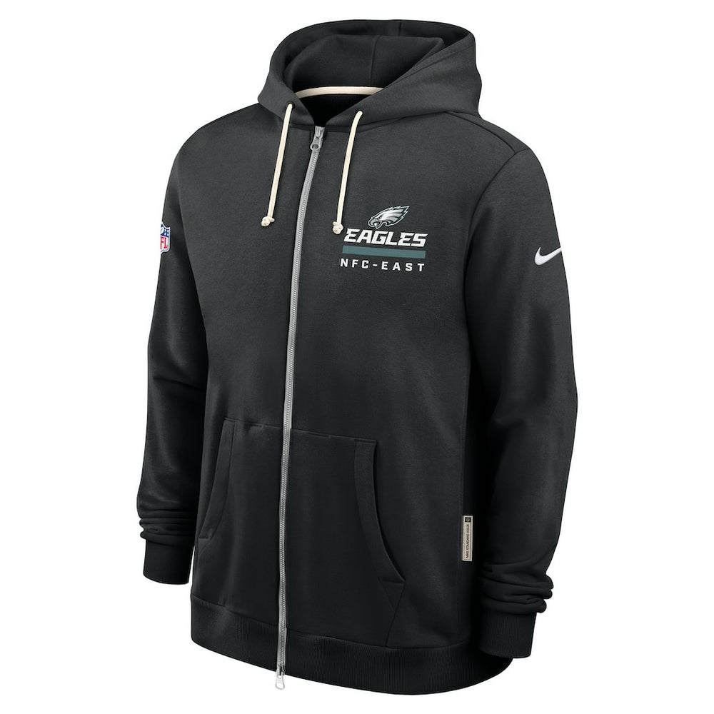 Philadelphia Eagles Sideline Standard Issue Utility Player Dri-FIT Full-Zip Hoodie - Black discount