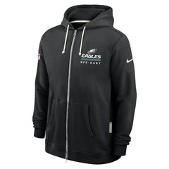 Philadelphia Eagles Sideline Standard Issue Utility Player Dri-FIT Full-Zip Hoodie - Black discount