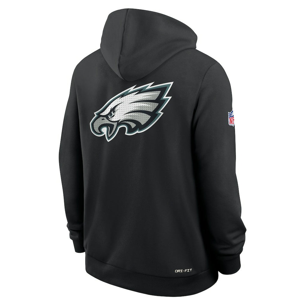 Philadelphia Eagles Sideline Standard Issue Utility Player Dri-FIT Full-Zip Hoodie - Black discount