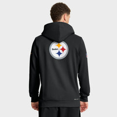 Pittsburgh Steelers Sideline Standard Issue Utility Player Dri-FIT Full-Zip Hoodie - Black for sale