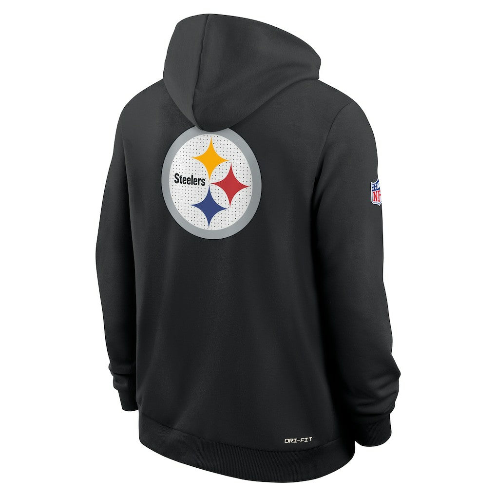 Pittsburgh Steelers Sideline Standard Issue Utility Player Dri-FIT Full-Zip Hoodie - Black for sale