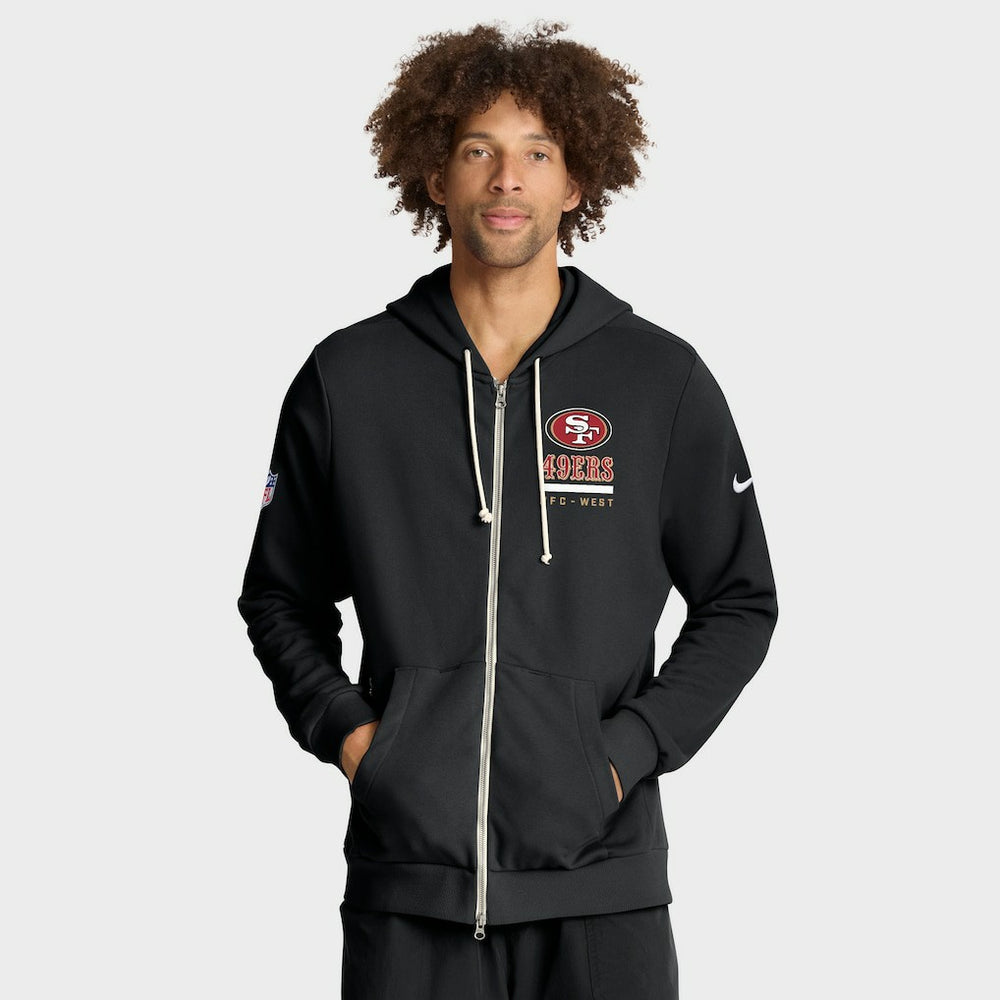 San Francisco 49ers Sideline Standard Issue Utility Player Dri-FIT Full-Zip Hoodie - Black for sale