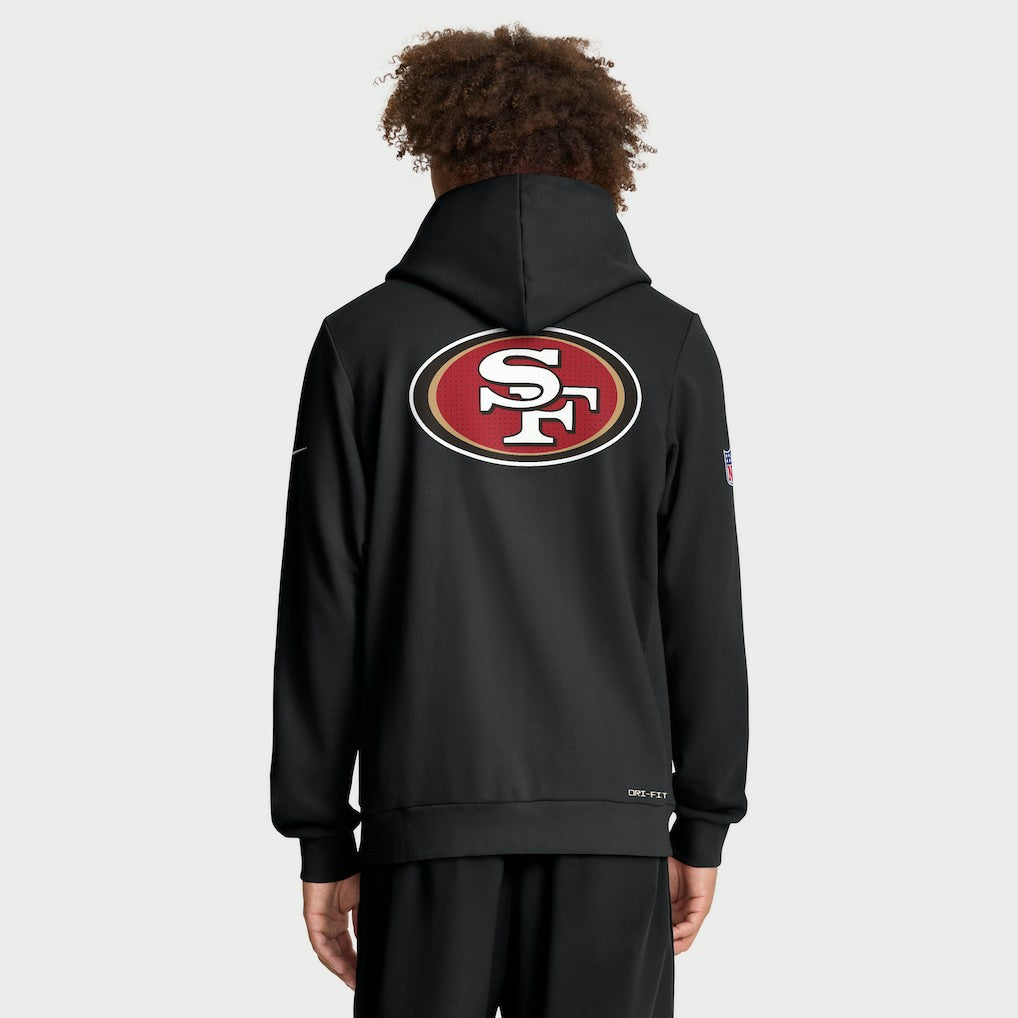 San Francisco 49ers Sideline Standard Issue Utility Player Dri-FIT Full-Zip Hoodie - Black for sale