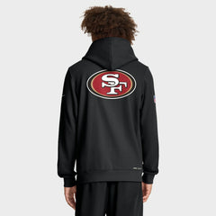 San Francisco 49ers Sideline Standard Issue Utility Player Dri-FIT Full-Zip Hoodie - Black for sale
