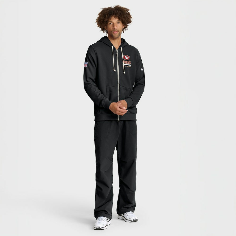 San Francisco 49ers Sideline Standard Issue Utility Player Dri-FIT Full-Zip Hoodie - Black for sale