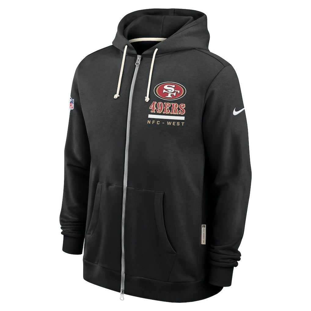 San Francisco 49ers Sideline Standard Issue Utility Player Dri-FIT Full-Zip Hoodie - Black for sale