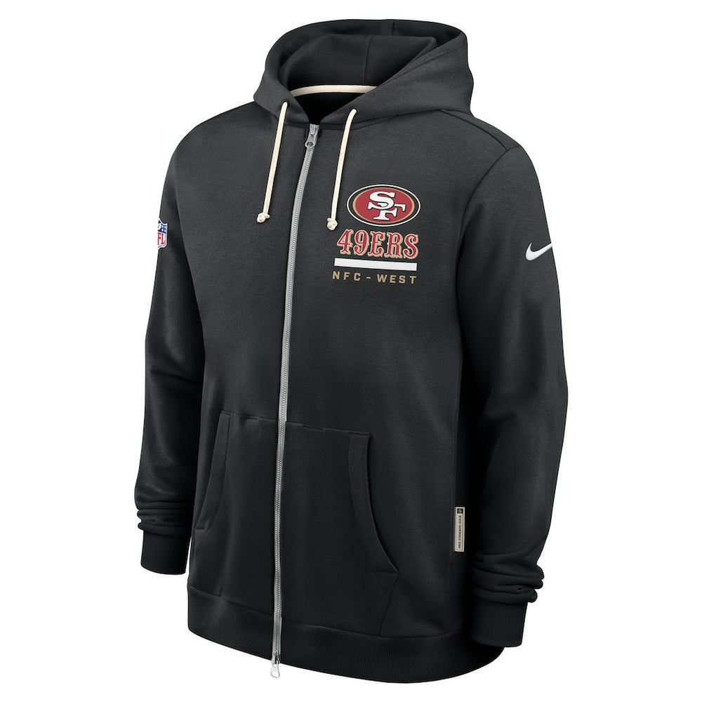 San Francisco 49ers Sideline Standard Issue Utility Player Dri-FIT Full-Zip Hoodie - Black for sale