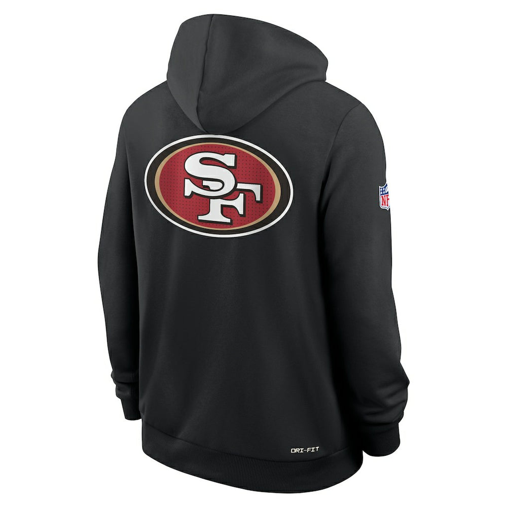 San Francisco 49ers Sideline Standard Issue Utility Player Dri-FIT Full-Zip Hoodie - Black for sale