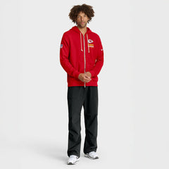 Kansas City Chiefs Sideline Standard Issue Utility Player Dri-FIT Full-Zip Hoodie - Red online