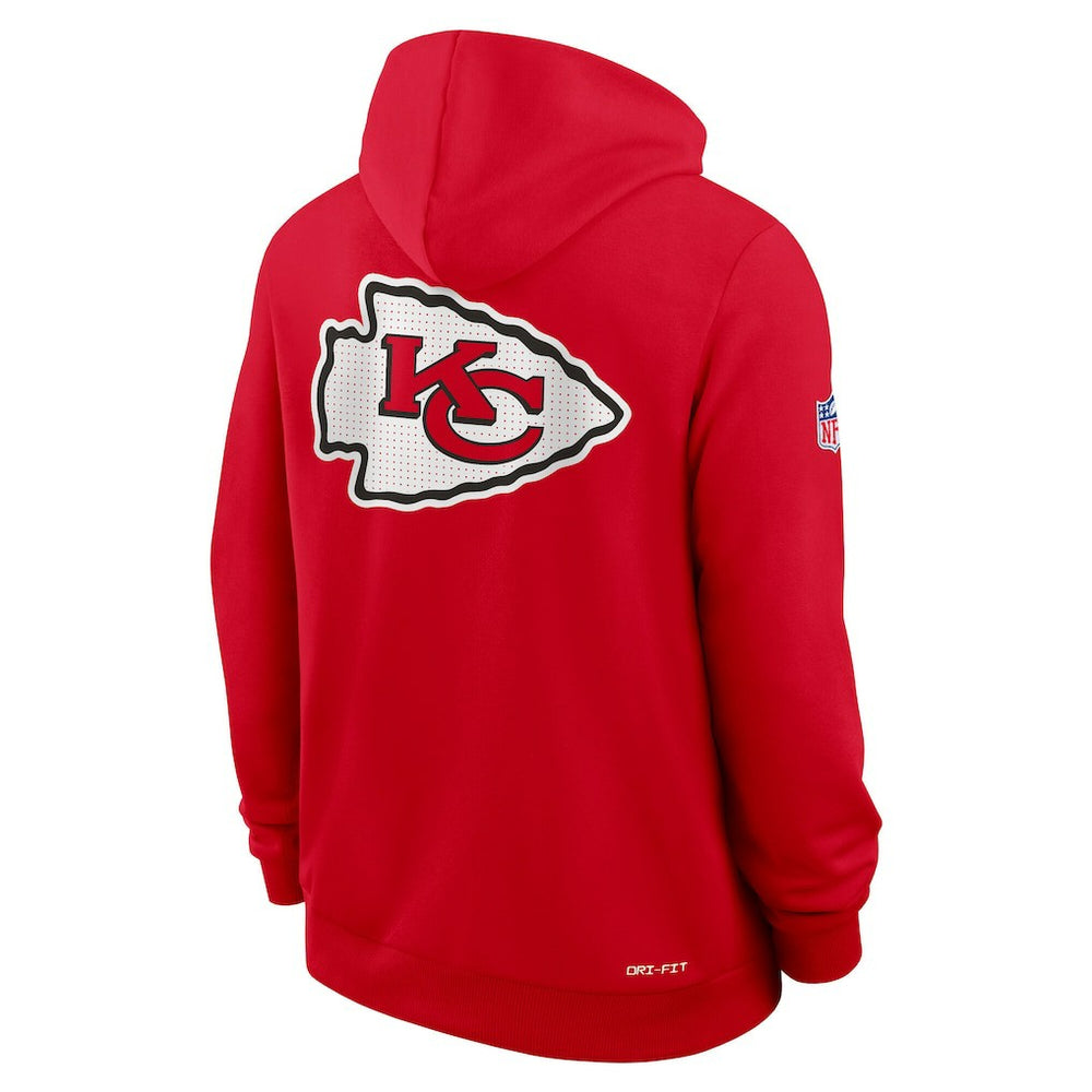 Kansas City Chiefs Sideline Standard Issue Utility Player Dri-FIT Full-Zip Hoodie - Red online