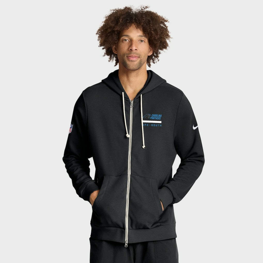 Carolina Panthers Sideline Standard Issue Utility Player Dri-FIT Full-Zip Hoodie - Black sale