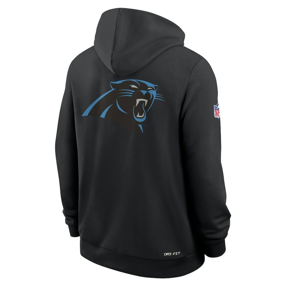 Carolina Panthers Sideline Standard Issue Utility Player Dri-FIT Full-Zip Hoodie - Black sale