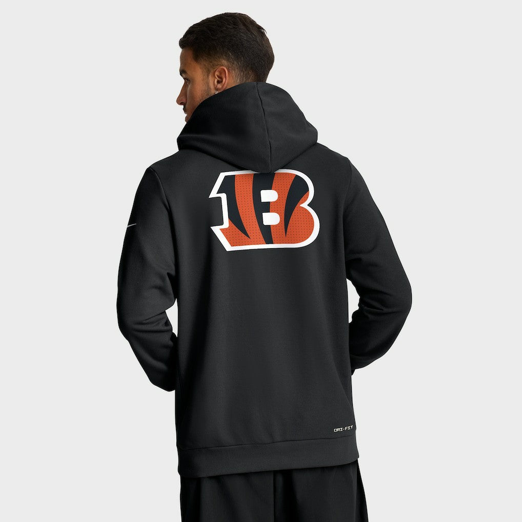 Cincinnati Bengals Sideline Standard Issue Utility Player Dri-FIT Full-Zip Hoodie - Black on sale