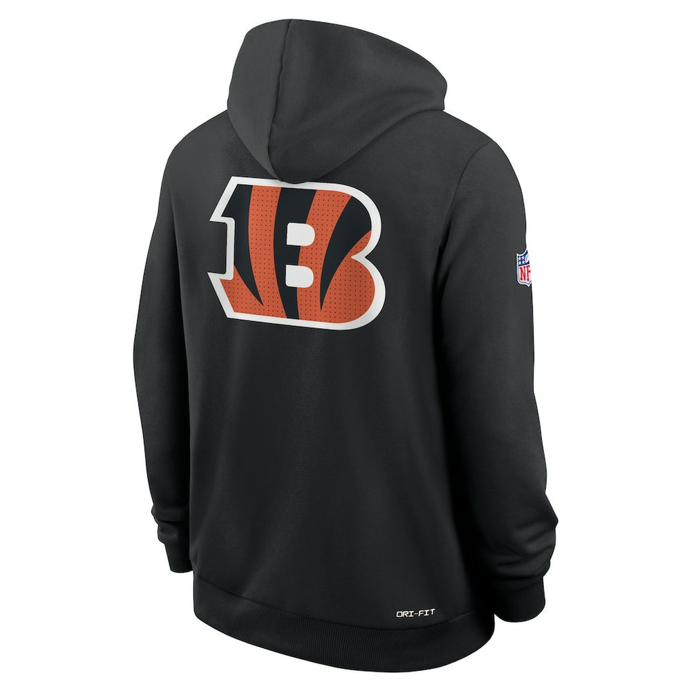 Cincinnati Bengals Sideline Standard Issue Utility Player Dri-FIT Full-Zip Hoodie - Black on sale