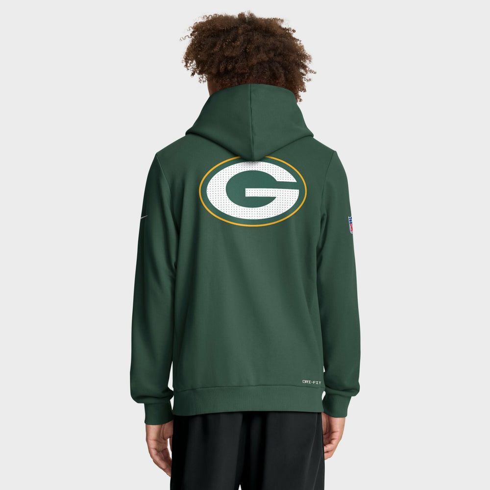 Green Bay Packers Sideline Standard Issue Utility Player Dri-FIT Full-Zip Hoodie - Green for sale