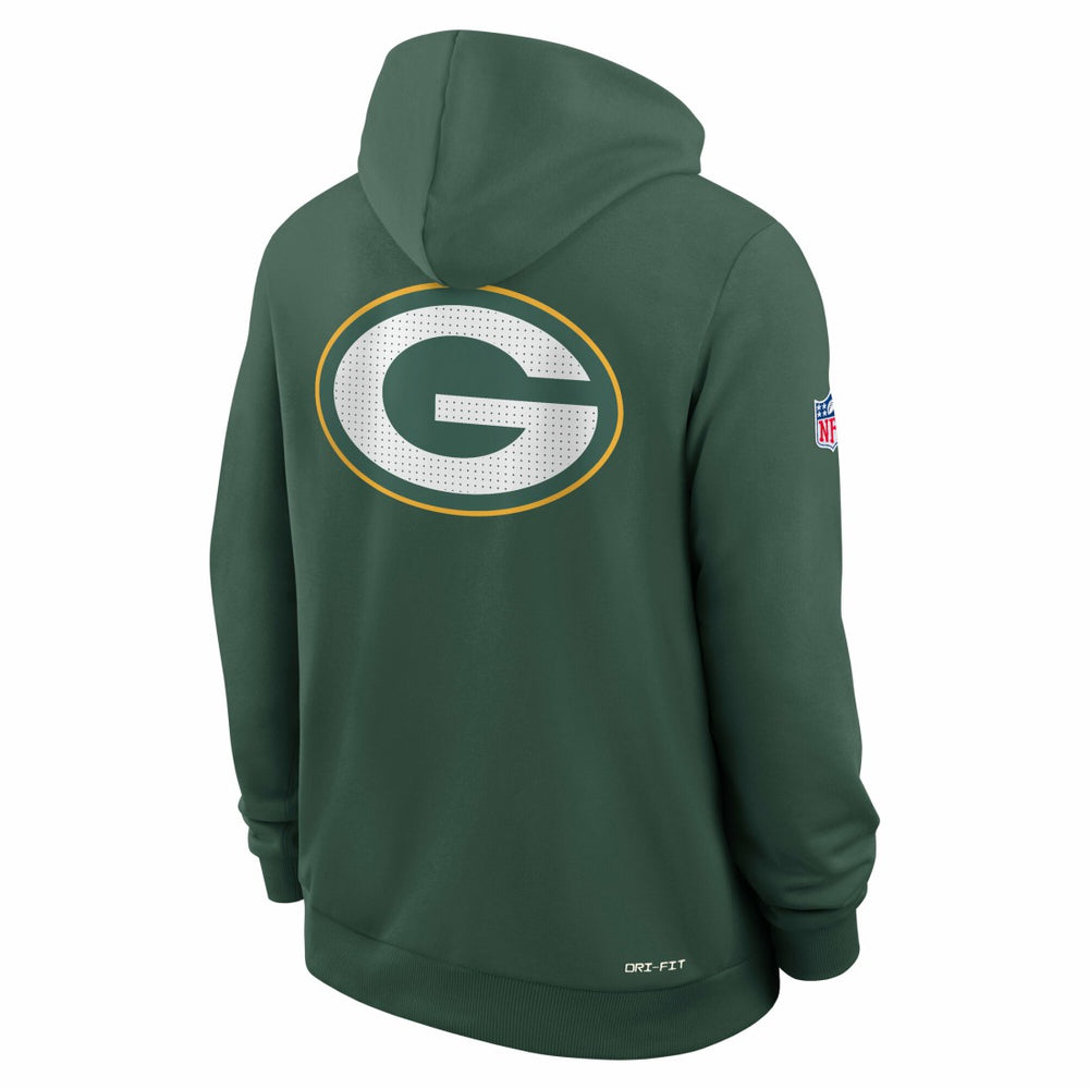 Green Bay Packers Sideline Standard Issue Utility Player Dri-FIT Full-Zip Hoodie - Green for sale