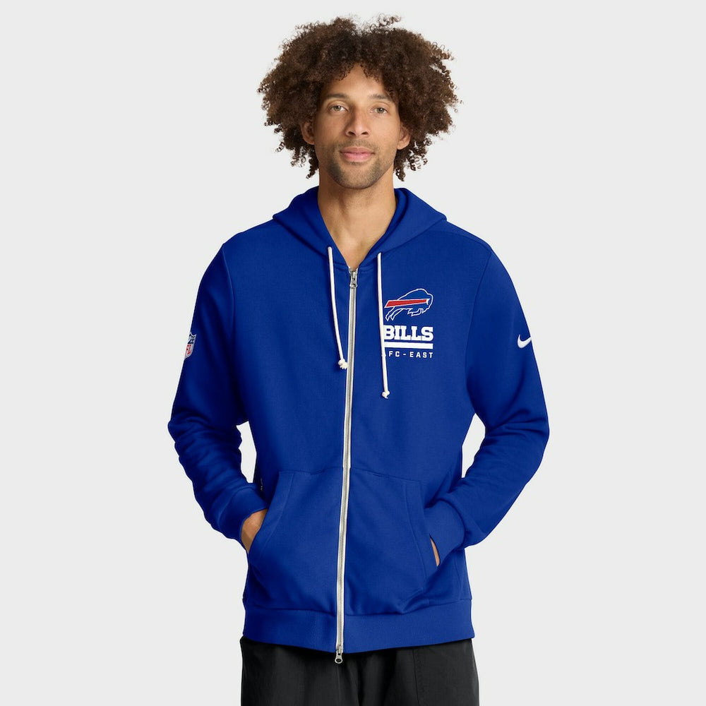 Buffalo Bills Sideline Standard Issue Utility Player Dri-FIT Full-Zip Hoodie - Royal discount