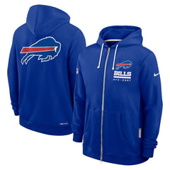 Buffalo Bills Sideline Standard Issue Utility Player Dri-FIT Full-Zip Hoodie - Royal discount