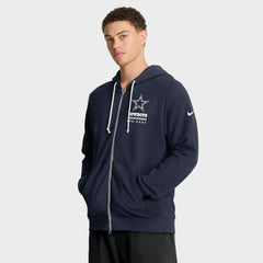 Dallas Cowboys Sideline Standard Issue Utility Player Dri-FIT Full-Zip Hoodie - Navy cheap