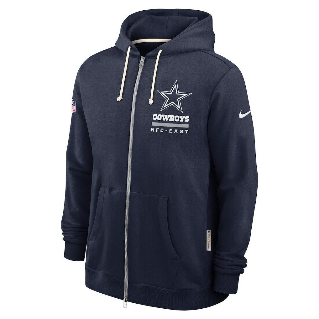 Dallas Cowboys Sideline Standard Issue Utility Player Dri-FIT Full-Zip Hoodie - Navy cheap