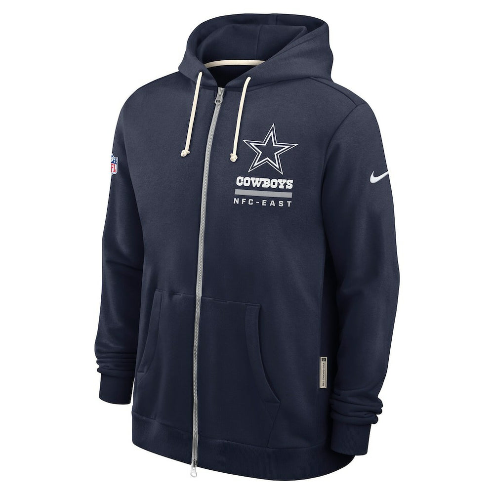 Dallas Cowboys Sideline Standard Issue Utility Player Dri-FIT Full-Zip Hoodie - Navy cheap