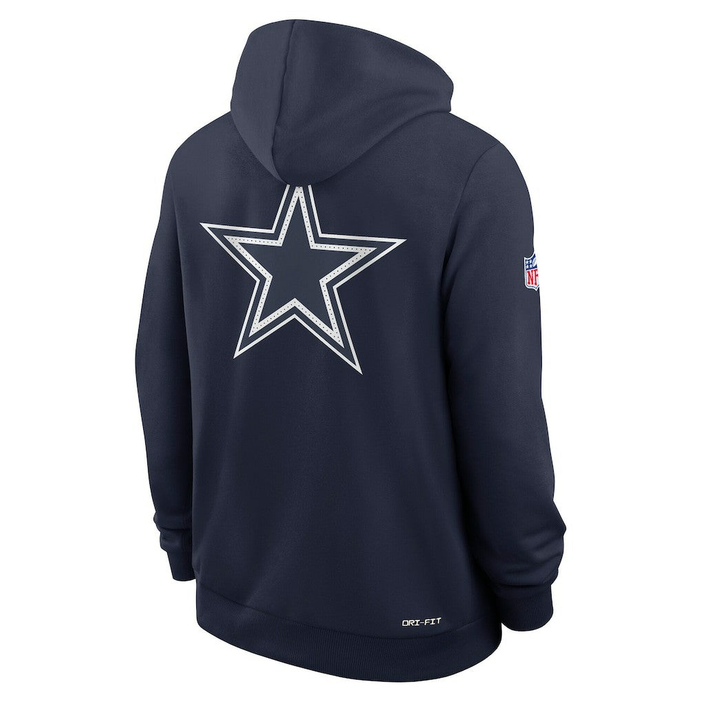 Dallas Cowboys Sideline Standard Issue Utility Player Dri-FIT Full-Zip Hoodie - Navy cheap