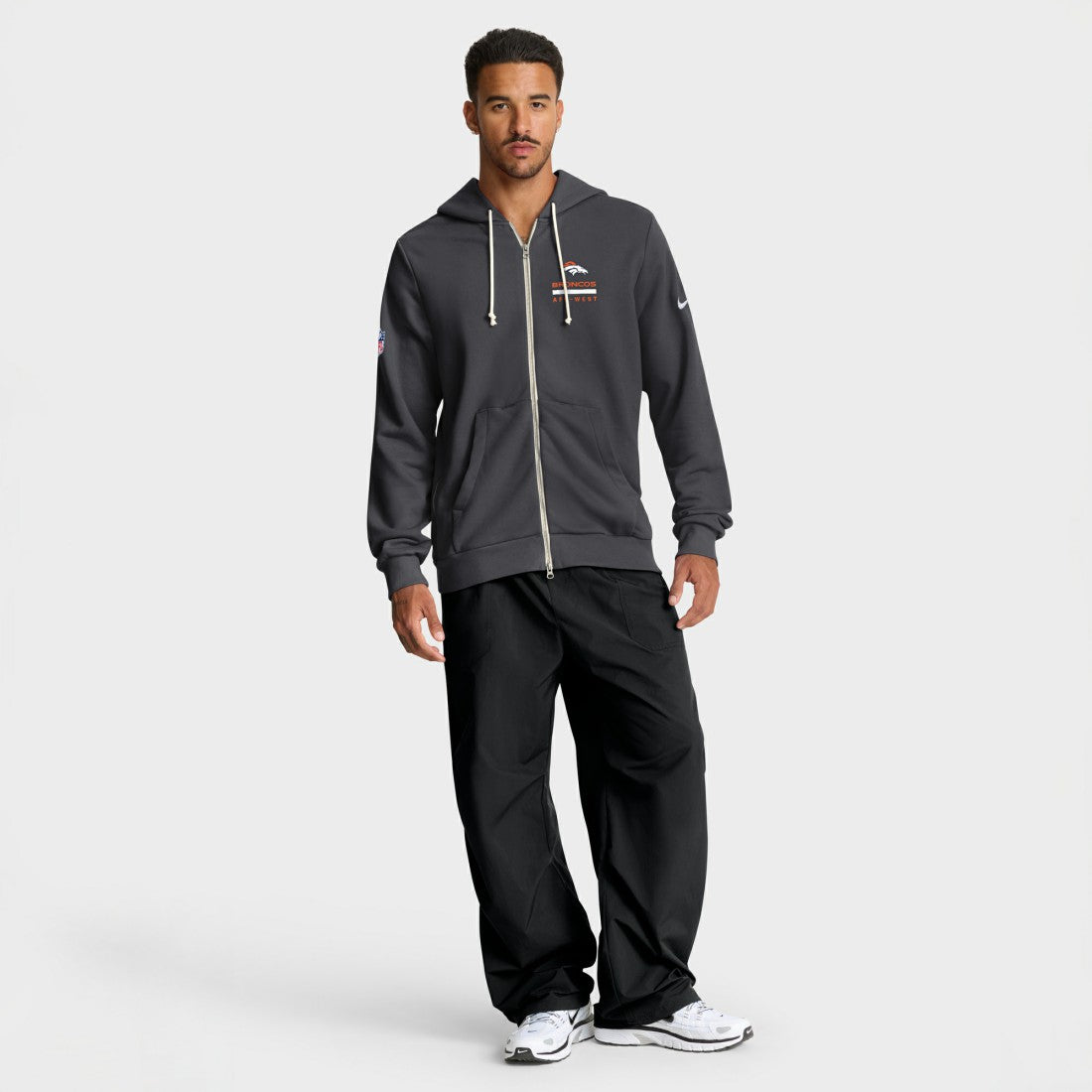 Denver Broncos Sideline Standard Issue Utility Player Dri-FIT Full-Zip Hoodie - Anthracite sale