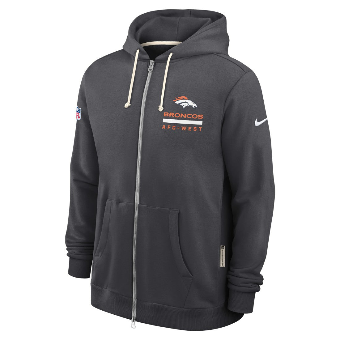 Denver Broncos Sideline Standard Issue Utility Player Dri-FIT Full-Zip Hoodie - Anthracite sale