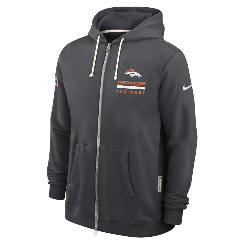 Denver Broncos Sideline Standard Issue Utility Player Dri-FIT Full-Zip Hoodie - Anthracite sale