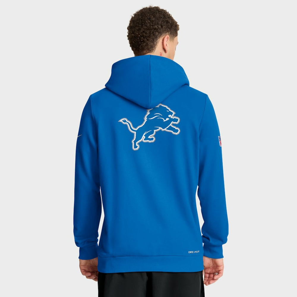 Detroit Lions Sideline Standard Issue Utility Player Dri-FIT Full-Zip Hoodie - Blue sale