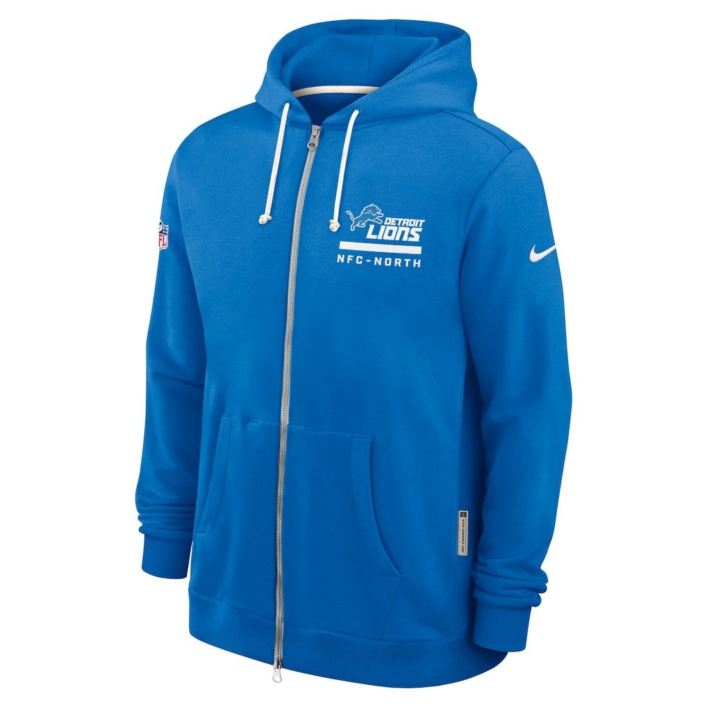 Detroit Lions Sideline Standard Issue Utility Player Dri-FIT Full-Zip Hoodie - Blue sale