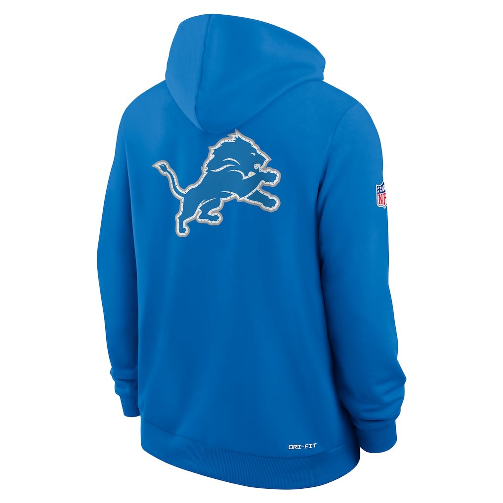 Detroit Lions Sideline Standard Issue Utility Player Dri-FIT Full-Zip Hoodie - Blue sale