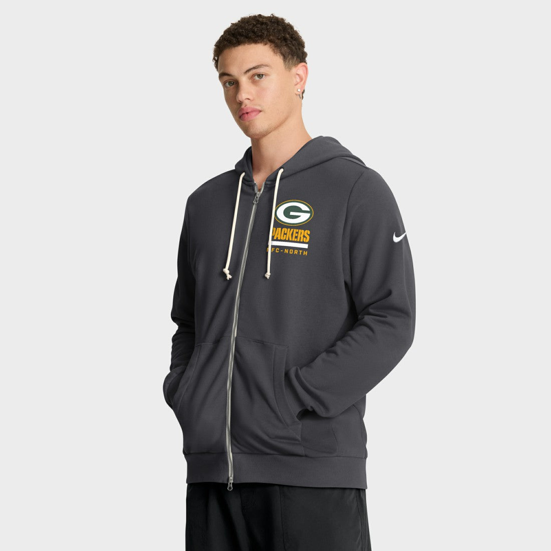 Green Bay Packers Sideline Standard Issue Utility Player Dri-FIT Full-Zip Hoodie - Anthracite cheap
