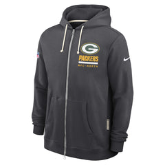 Green Bay Packers Sideline Standard Issue Utility Player Dri-FIT Full-Zip Hoodie - Anthracite cheap