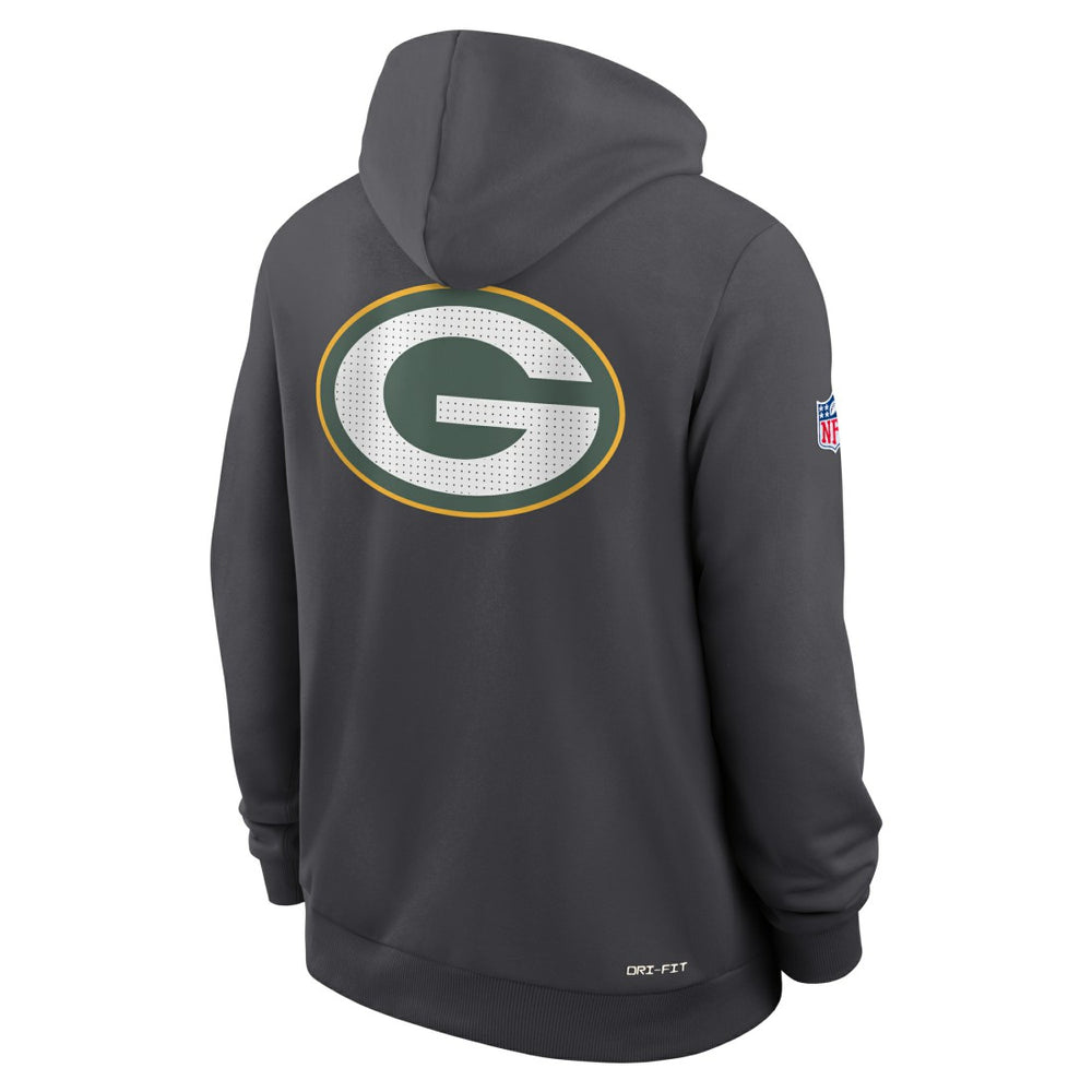 Green Bay Packers Sideline Standard Issue Utility Player Dri-FIT Full-Zip Hoodie - Anthracite cheap