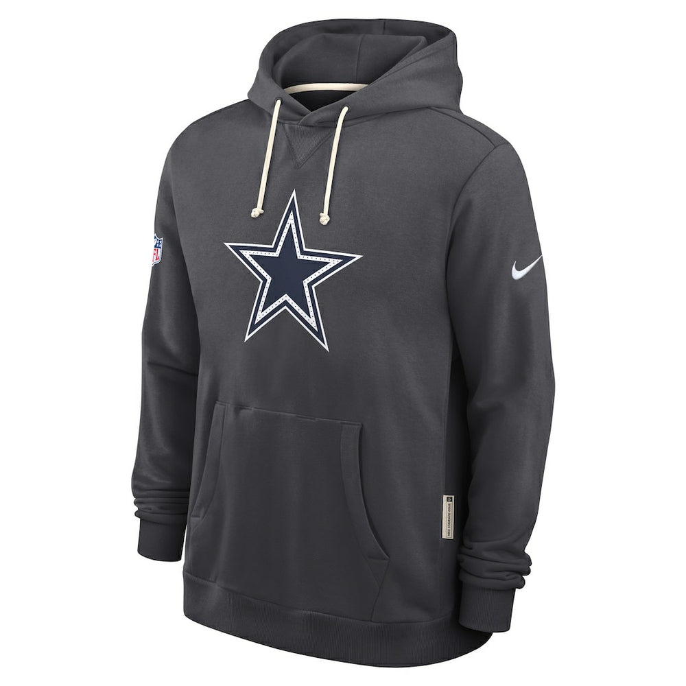 Dallas Cowboys Sideline Standard Issue Initial Home Dri-FIT Hoodie - Anthracite online