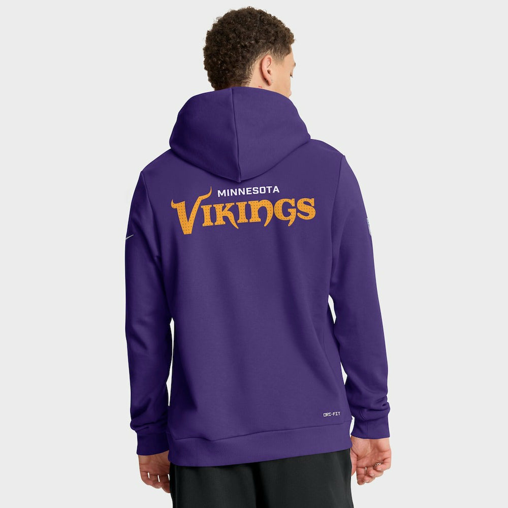 Minnesota Vikings Sideline Standard Issue Initial Home Dri-FIT Hoodie - Purple discount