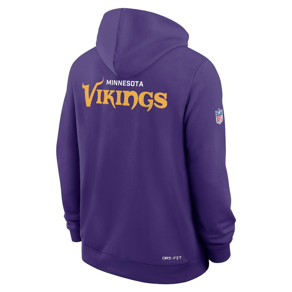 Minnesota Vikings Sideline Standard Issue Initial Home Dri-FIT Hoodie - Purple discount