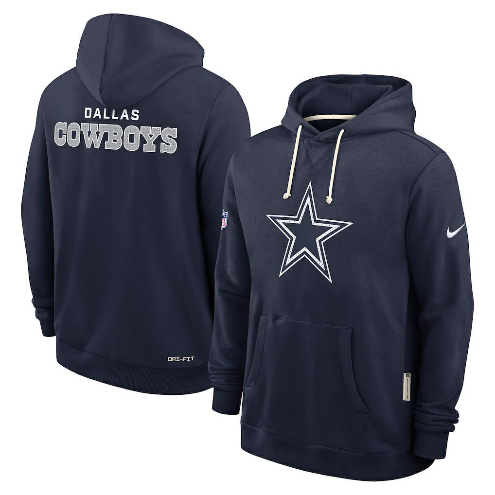 Dallas Cowboys Sideline Standard Issue Initial Home Dri-FIT Hoodie - Navy outlet